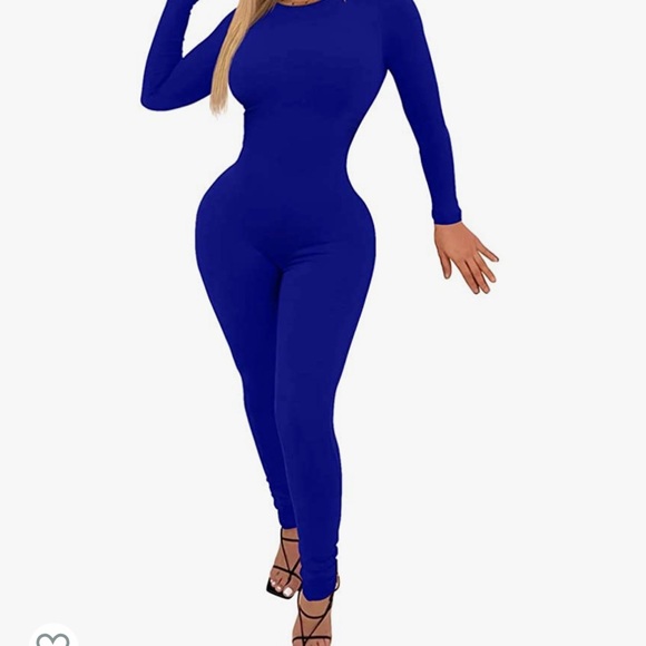 Women's Sexy Bodycon Outfits Long Sleeve Casual Club Party Jumpsuits - Picture 2 of 2